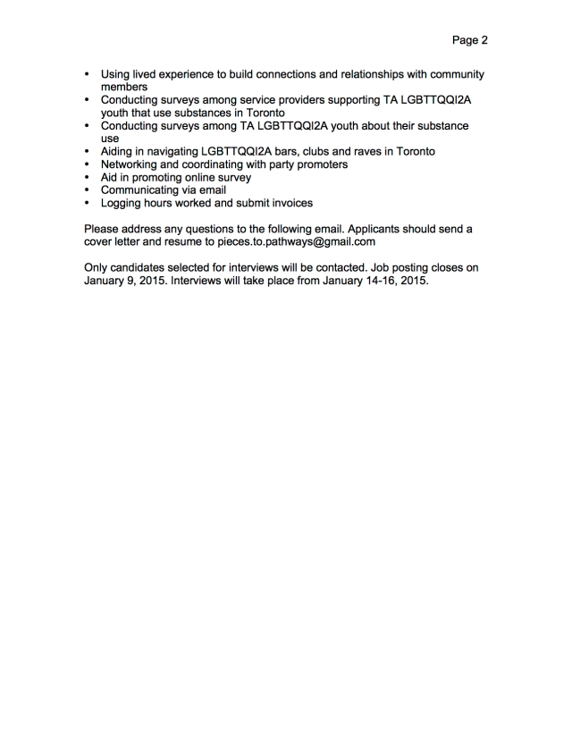 Pieces To Pathways Contract Outreach Worker (1 position) FINAL page 2